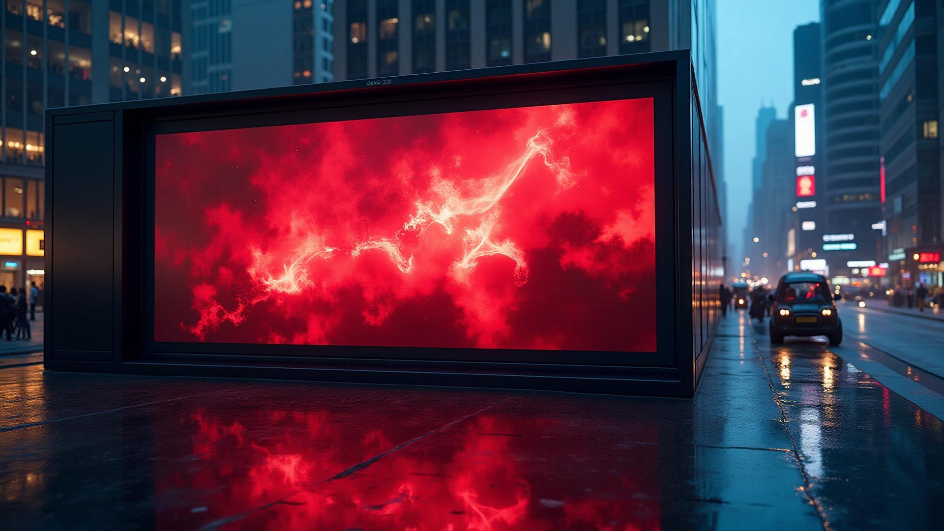 Digital signage with community content via Red Square